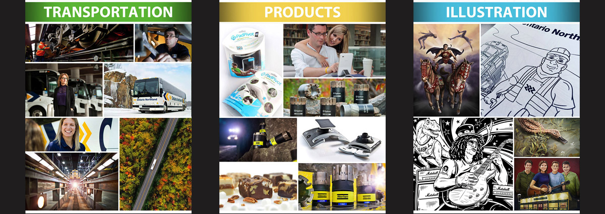 Patrick Gilbert Productions- Transportation, Products, Illustration